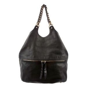 Givenchy Leather Maxi Bettina Bag / Purse in Black